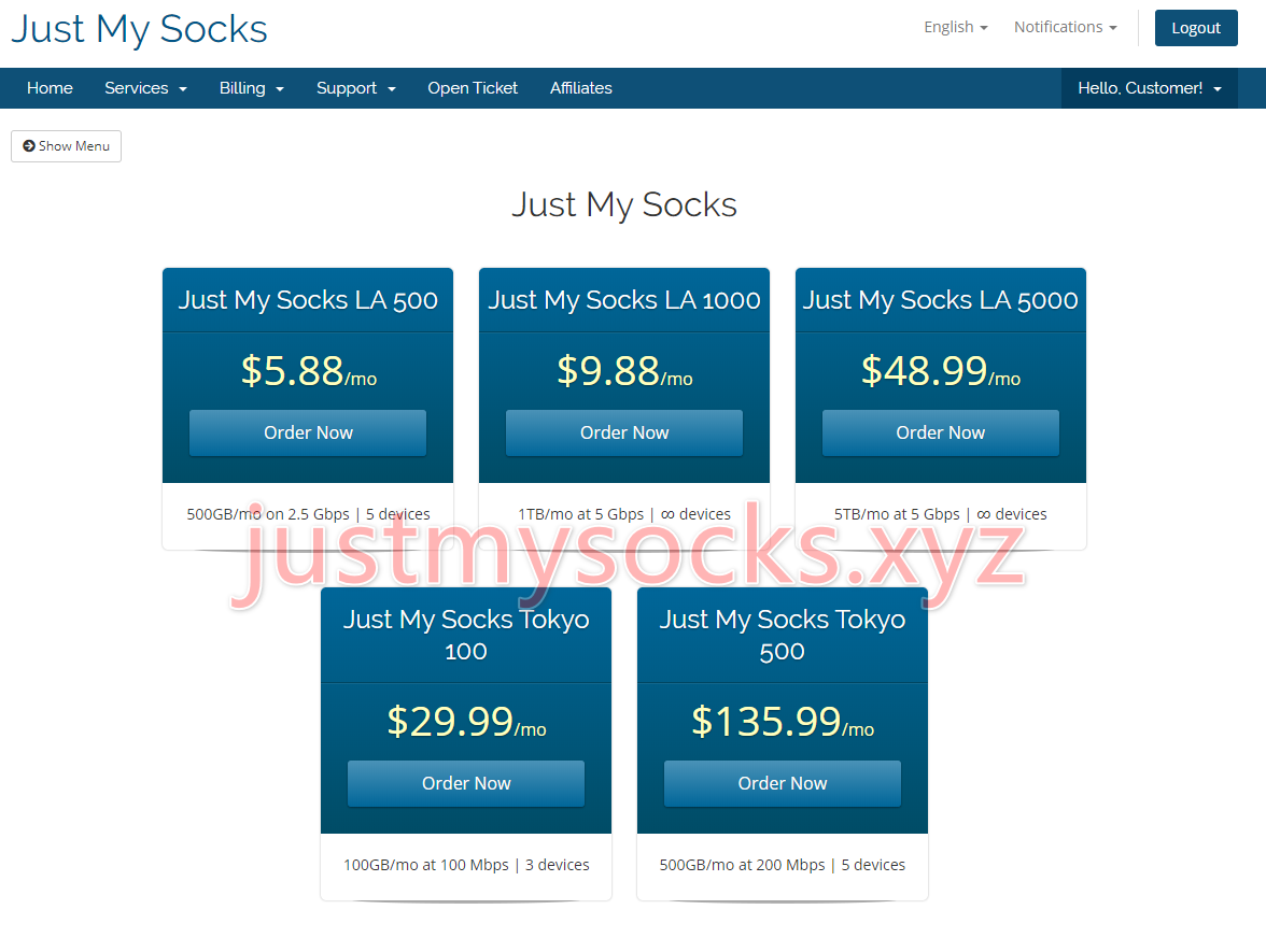 Just My Socks