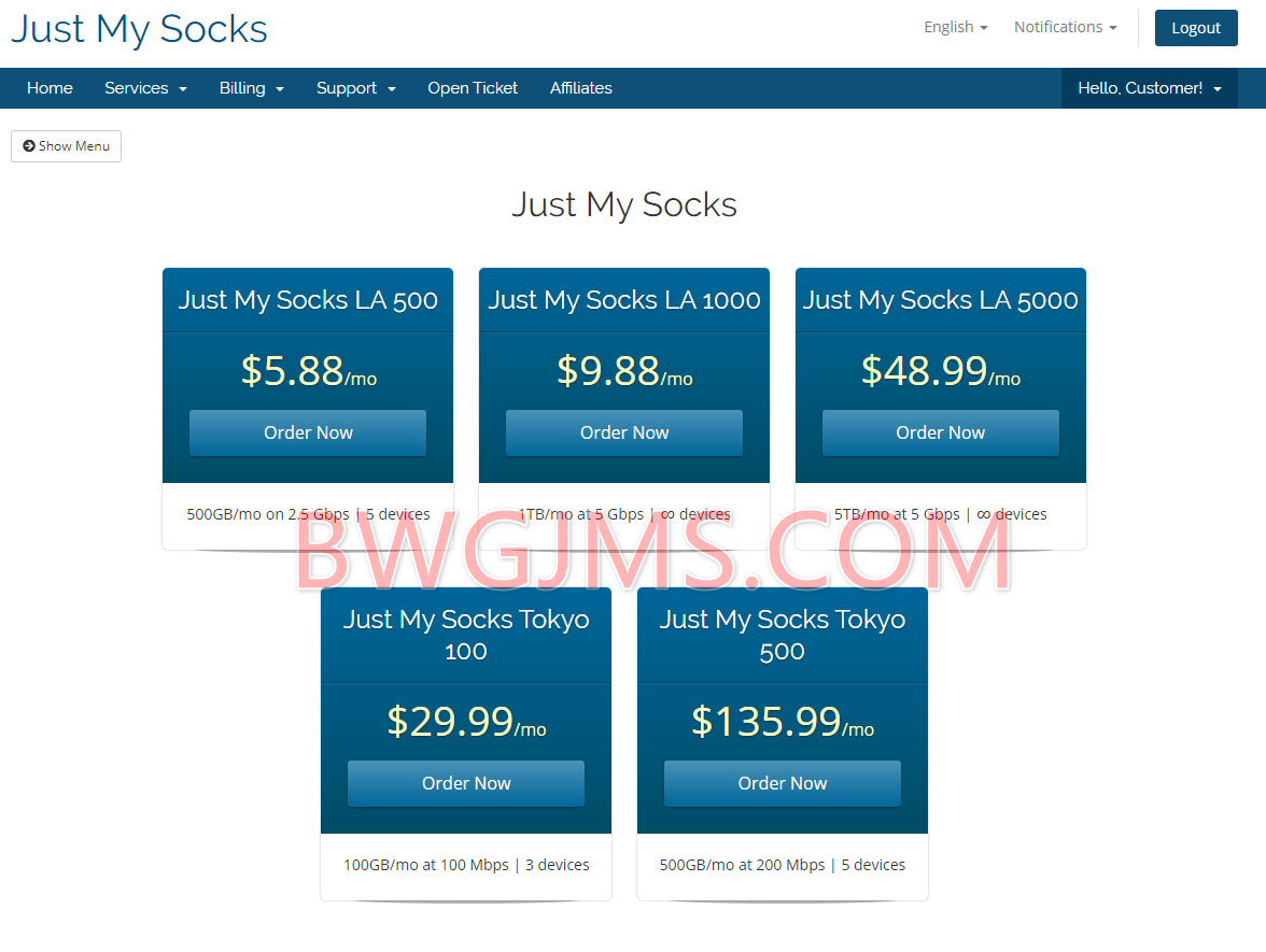 Just My Socks